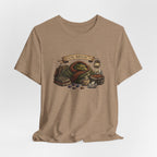 Social Battery Low dragon illustration T-Shirt | cozy book stack