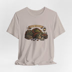 Social Battery Low dragon illustration T-Shirt | cozy book stack