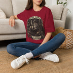 Too Cosy Wizard Illustration T-Shirt | Fantasy Mage Coffee Design