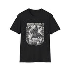 Deadpan Creature Co Skeletal Rider T-Shirt | Gothic Horror Artwork