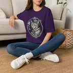 Steampunk Cat Portrait T-Shirt | Victorian Cat with Top Hat and Pipe