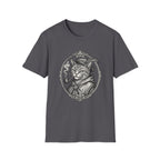 Steampunk Cat Portrait T-Shirt | Victorian Cat with Top Hat and Pipe