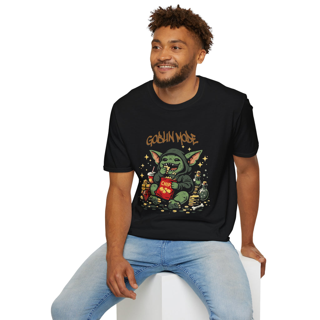 Goblin Mode graphic T-Shirt | Funny Goblin Snack Cartoon, Streetwear
