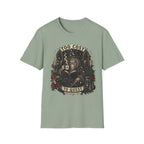 Too Cosy Wizard Illustration T-Shirt | Fantasy Mage Coffee Design