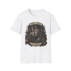 Too Cosy Wizard Illustration T-Shirt | Fantasy Mage Coffee Design