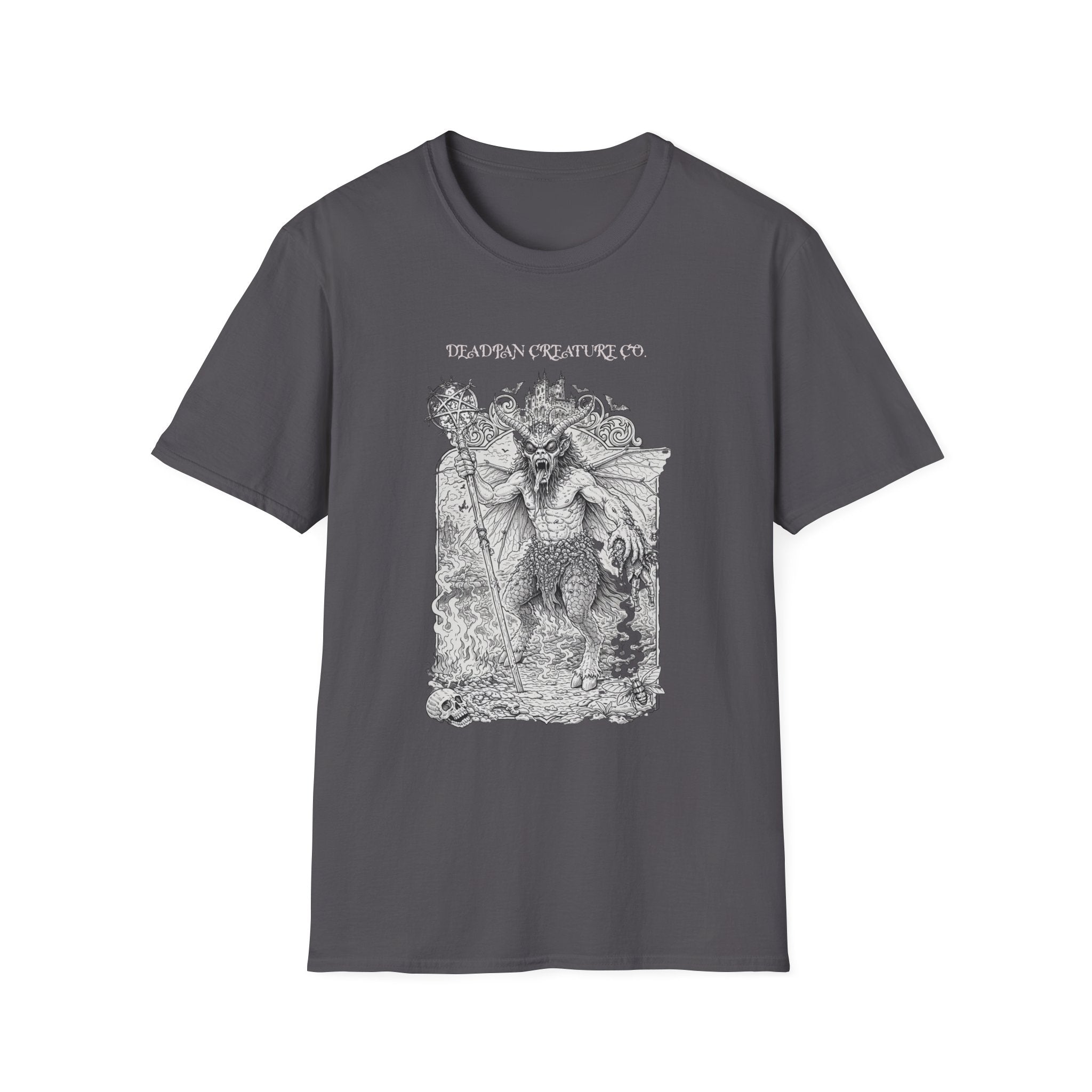 Demon Illustration T-Shirt | Deadpan Creature Co gothic fantasy tee