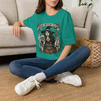 Bad Witch Club T-Shirt | Witch Illustration, Skull, Cauldron, Spooky