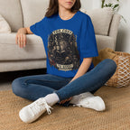 Too Cosy Wizard Illustration T-Shirt | Fantasy Mage Coffee Design