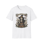 Bad Witch Club T-Shirt | Witch Illustration, Skull, Cauldron, Spooky