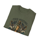 This Meeting Should Be A Message In A Bottle T-Shirt | Nautical Pirate Bottle Design