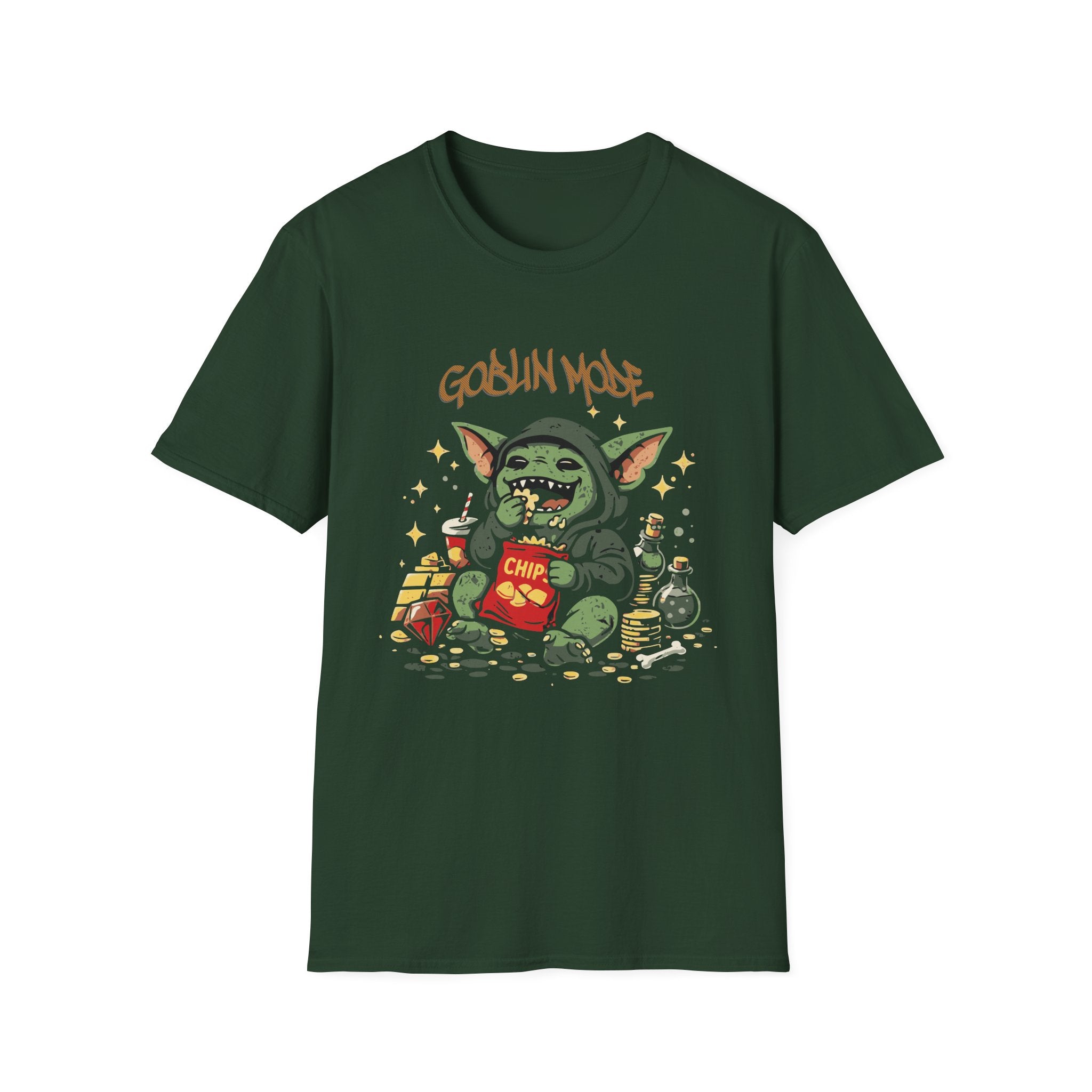 Goblin Mode graphic T-Shirt | Funny Goblin Snack Cartoon, Streetwear