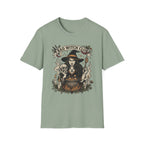 Bad Witch Club T-Shirt | Witch Illustration, Skull, Cauldron, Spooky