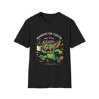 Running on Coffee and Spite T-Shirt | Funny Monster Coffee Tee