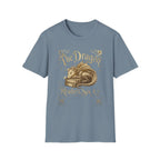 The Dragon Reader's Soul T-Shirt Vintage Sleeping Dragon Booklover Tee