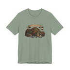 Social Battery Low dragon illustration T-Shirt | cozy book stack