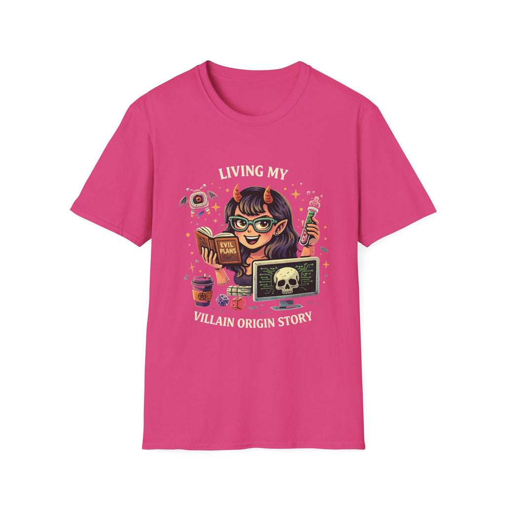 Girl Demon Witch Illustration T-Shirt | Cute Devil Nerd Graphic Tee