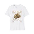 The Dragon Reader's Soul T-Shirt Vintage Sleeping Dragon Booklover Tee