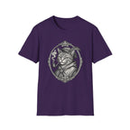 Steampunk Cat Portrait T-Shirt | Victorian Cat with Top Hat and Pipe