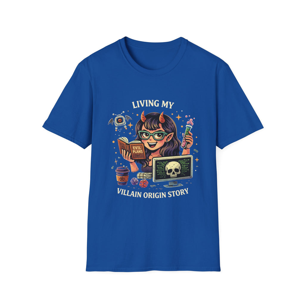 Girl Demon Witch Illustration T-Shirt | Cute Devil Nerd Graphic Tee