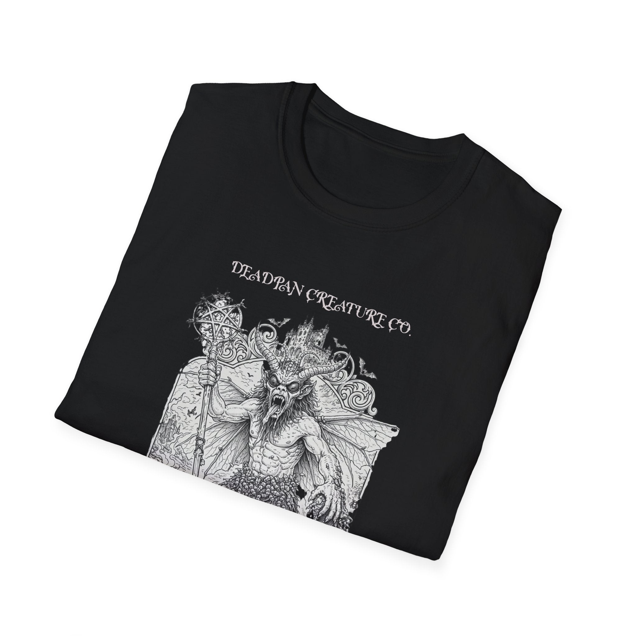 Demon Illustration T-Shirt | Deadpan Creature Co gothic fantasy tee