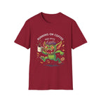 Running on Coffee and Spite T-Shirt | Funny Monster Coffee Tee