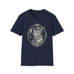 Steampunk Cat Portrait T-Shirt | Victorian Cat with Top Hat and Pipe