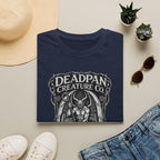 Deadpan Creature Co Gargoyle Illustration T-Shirt | Gothic Demon Art Tee