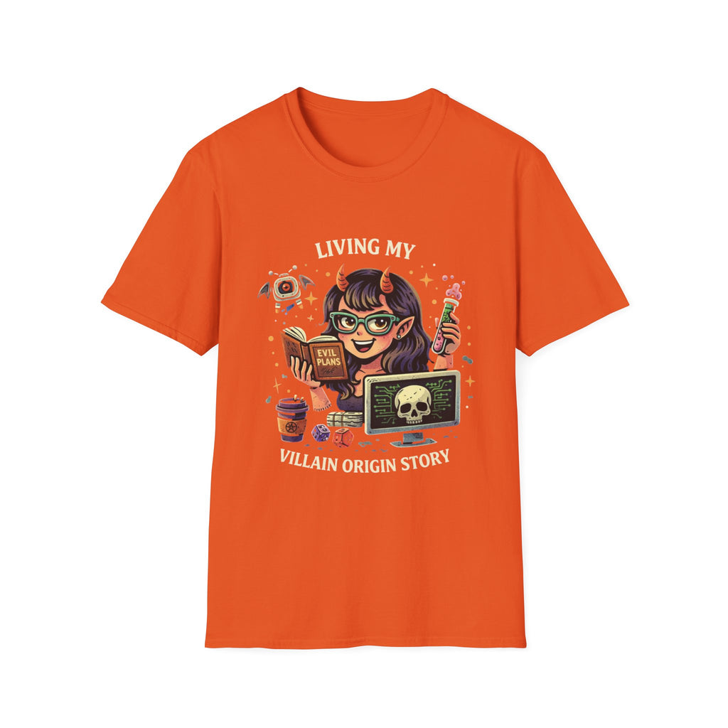 Girl Demon Witch Illustration T-Shirt | Cute Devil Nerd Graphic Tee