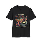 Girl Demon Witch Illustration T-Shirt | Cute Devil Nerd Graphic Tee
