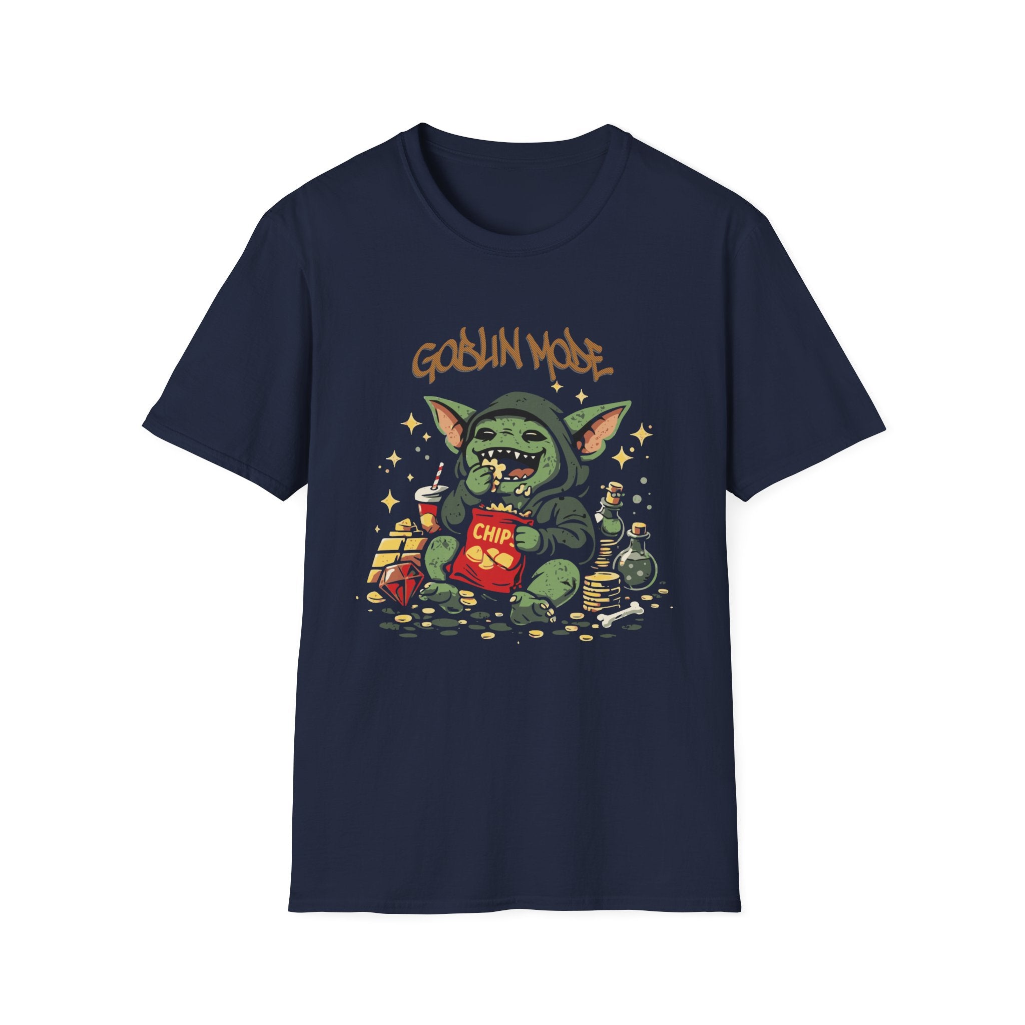 Goblin Mode graphic T-Shirt | Funny Goblin Snack Cartoon, Streetwear