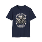 Conquer The Island pirate skull tee | T-Shirt