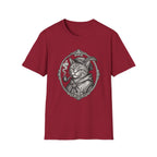Steampunk Cat Portrait T-Shirt | Victorian Cat with Top Hat and Pipe