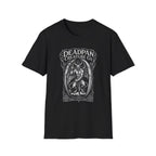 Deadpan Creature Co Gargoyle Illustration T-Shirt | Gothic Demon Art Tee