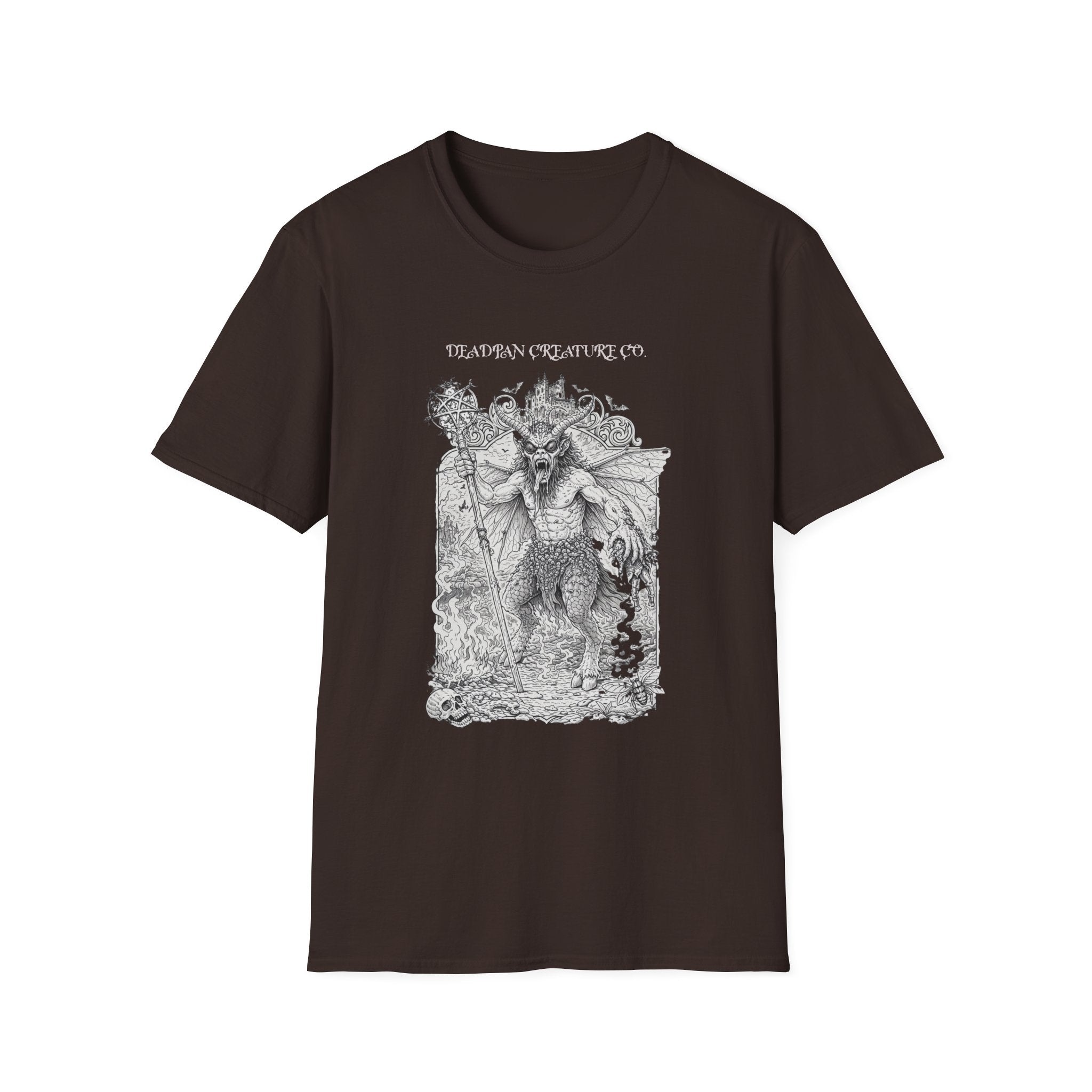 Demon Illustration T-Shirt | Deadpan Creature Co gothic fantasy tee