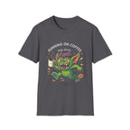 Running on Coffee and Spite T-Shirt | Funny Monster Coffee Tee