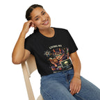 Girl Demon Witch Illustration T-Shirt | Cute Devil Nerd Graphic Tee
