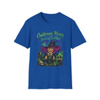 Witch Coffee T-Shirt  "Cauldrons, Hexes and Strong Coffee" Halloween Tee