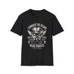 Conquer The Island pirate skull tee | T-Shirt
