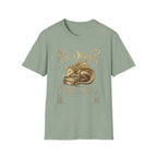 The Dragon Reader's Soul T-Shirt Vintage Sleeping Dragon Booklover Tee